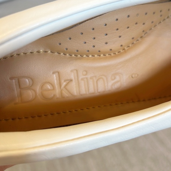 Beklina Off White Leather Margo Sneaker - Picture 10 of 12